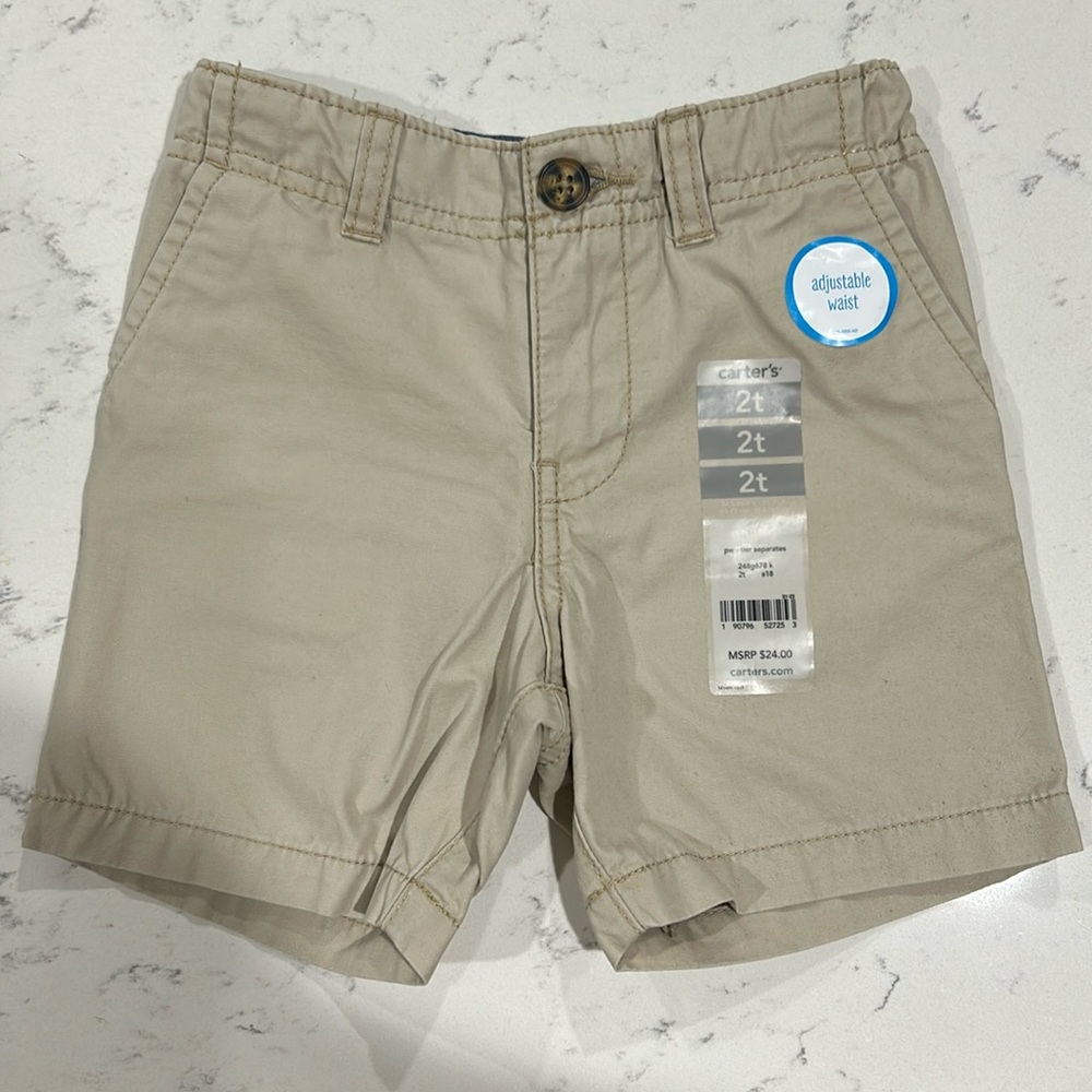 NWT Carters Adjustable Waist Shorts